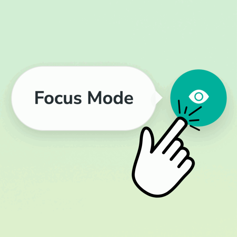 Focus mode button
