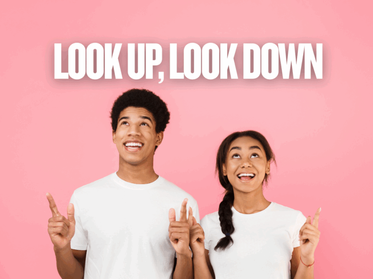 Look up look down game