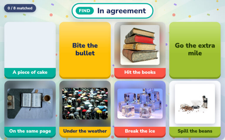 Idiom Match-Up