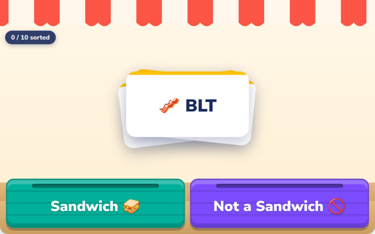 Is It a Sandwich?
