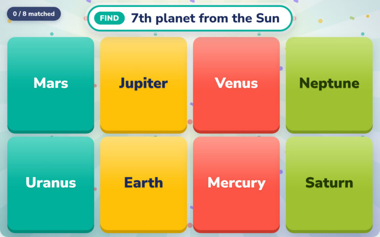Planets in Order from the Sun