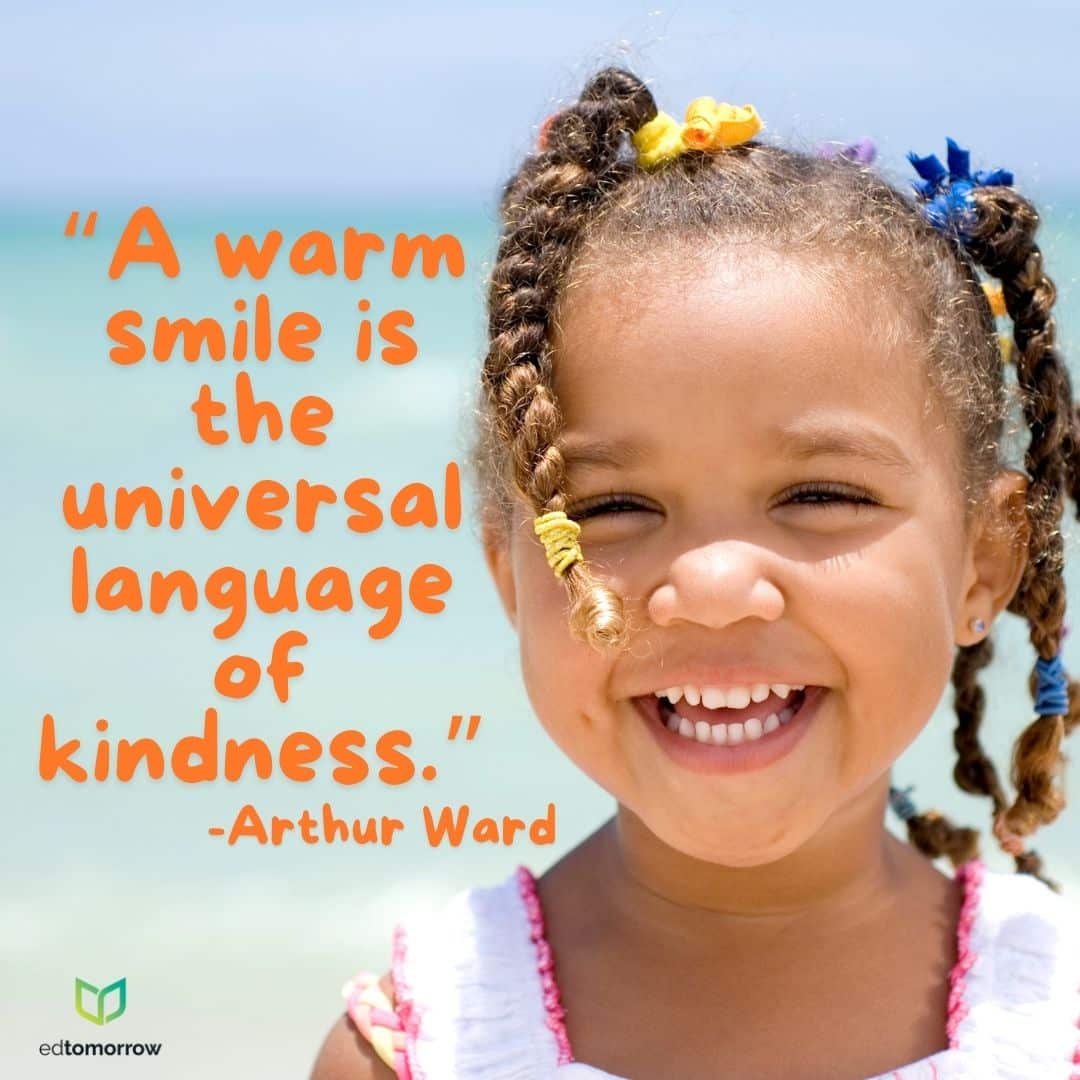 Warm Smile And Kindness Quote