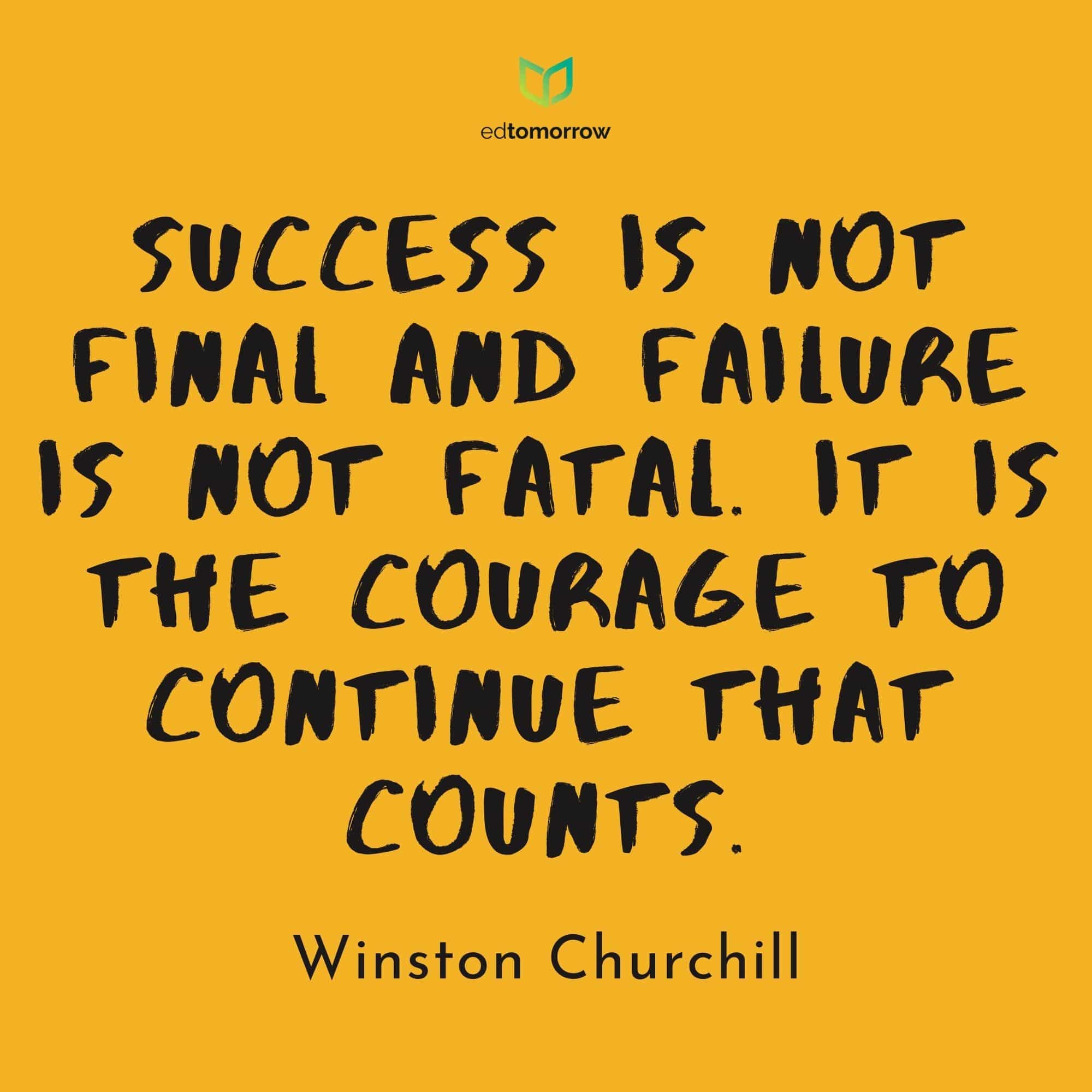 Success Isnt Final