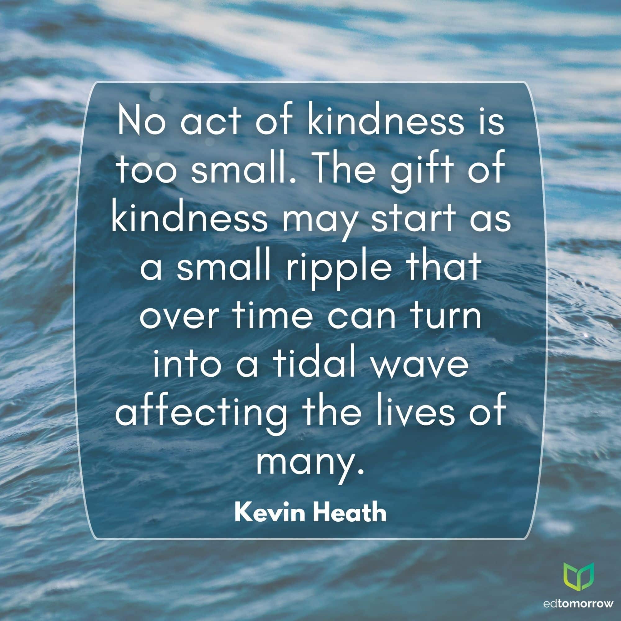 Kindness Can Create Ripples