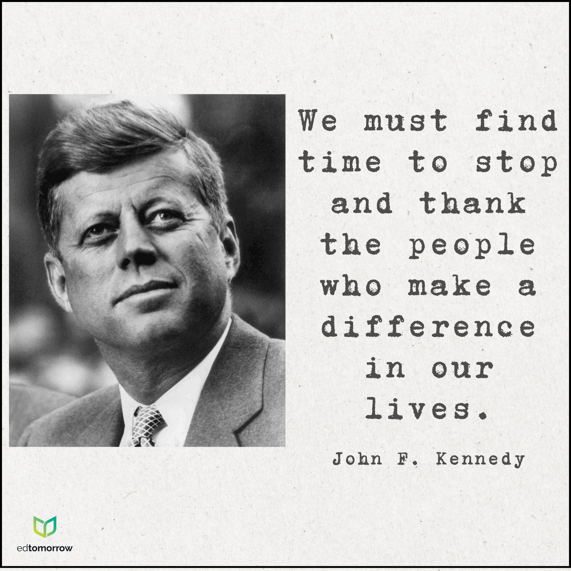 Finding Time to Thank Others
