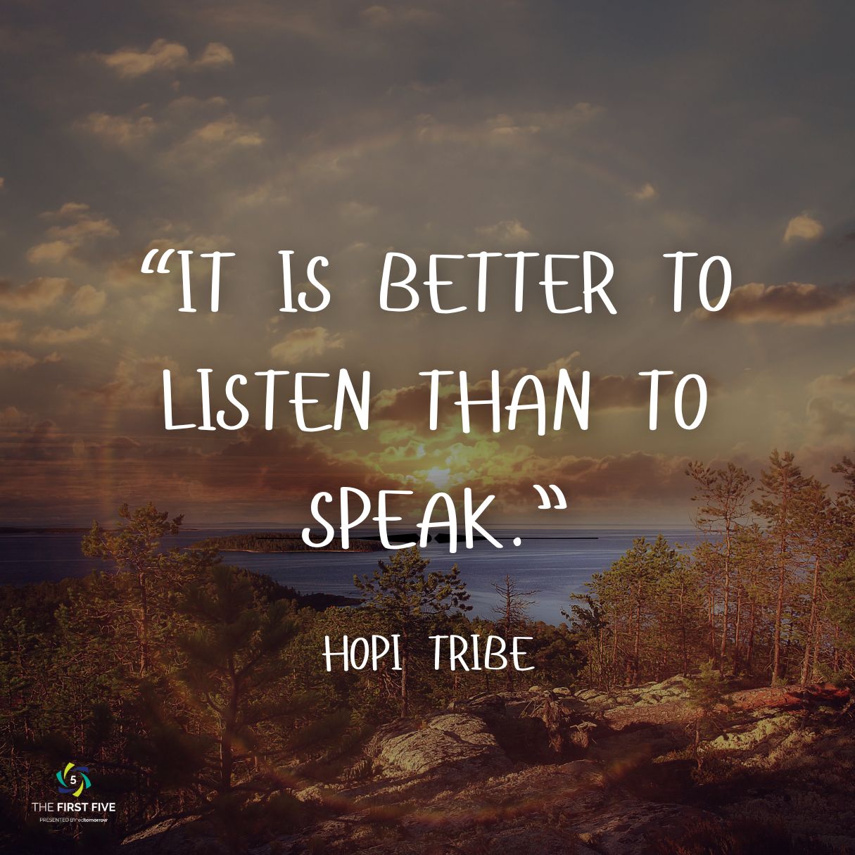 Better To Listen Than To Speak