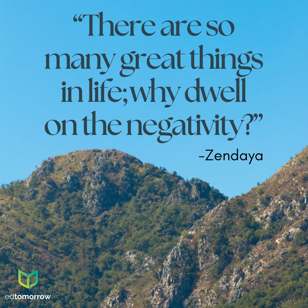 Why Dwell On Negativity