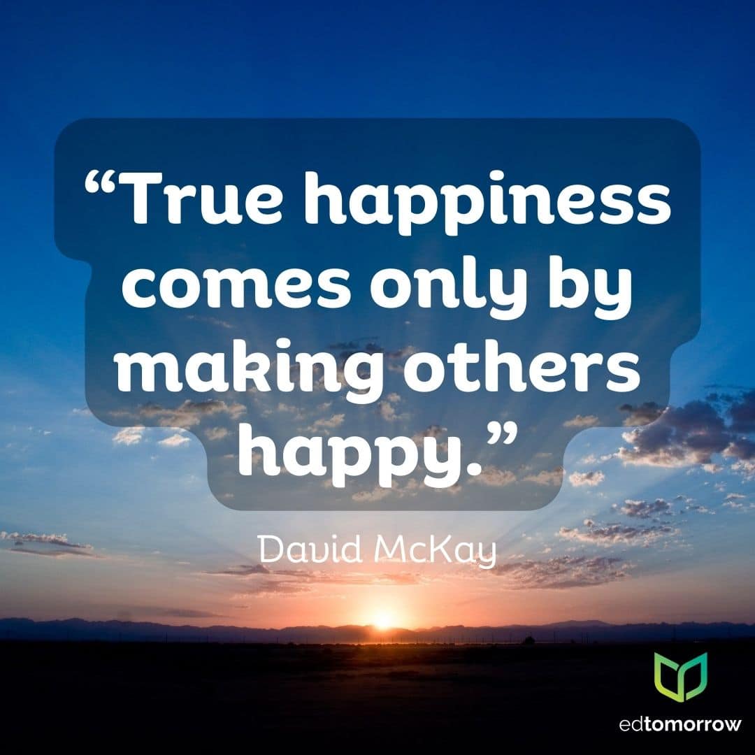 True Happiness Making Others Happy
