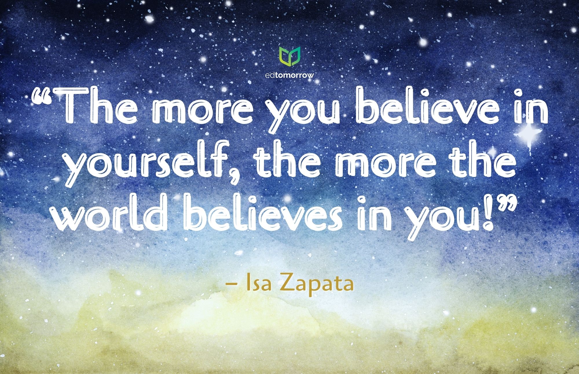 The More You Belive In Yourself