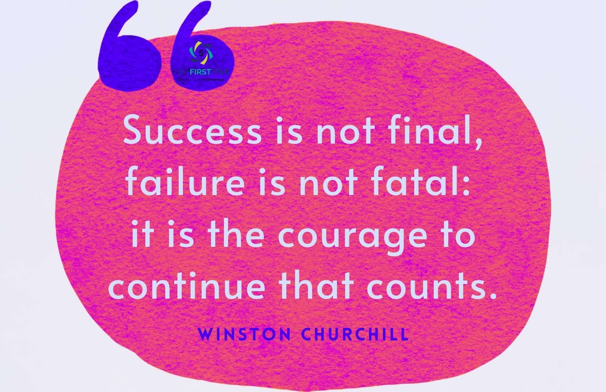 Success Is Not Final WC