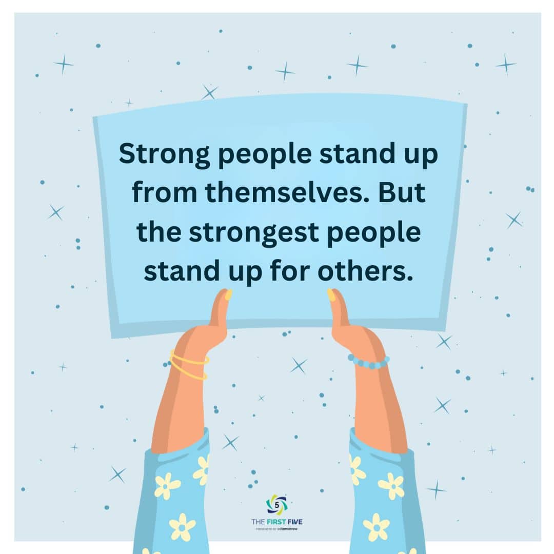 Stongest People Stand Up For Others