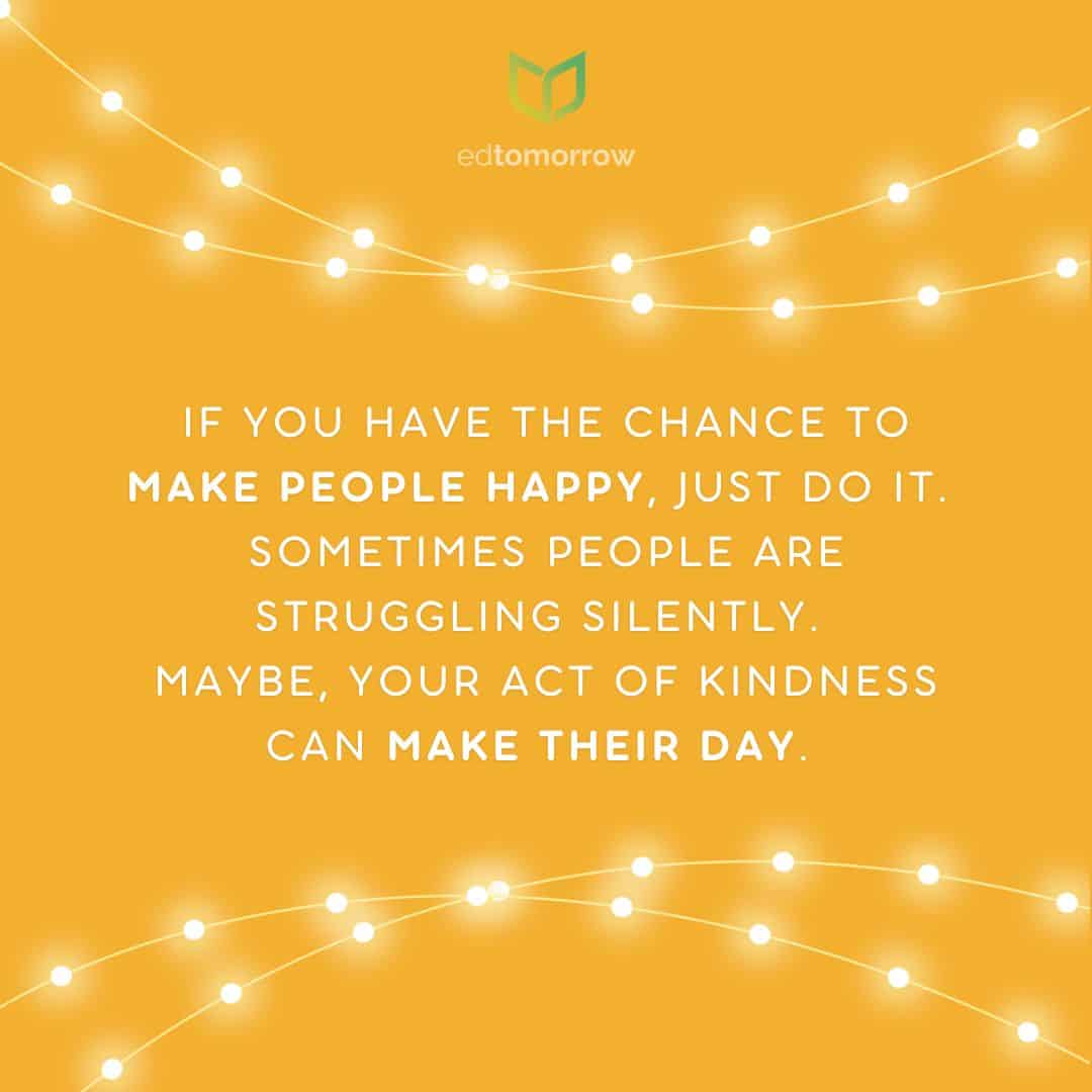 Make People Happy Act Of Kindness
