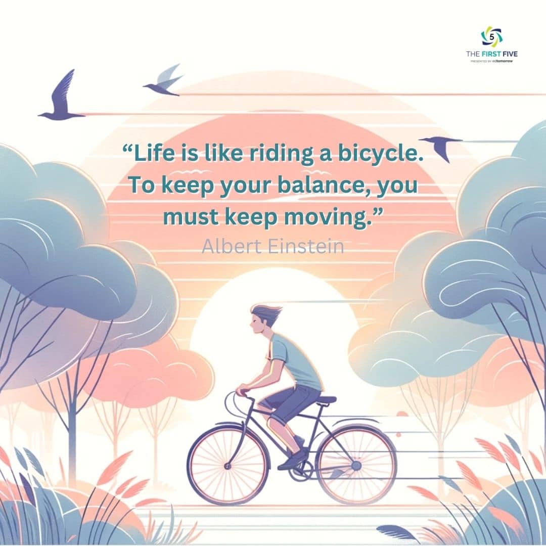 Life Is Like Riding A Bicycle