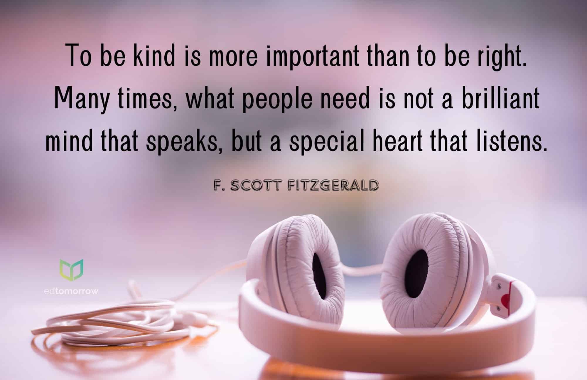 Kind Is More Important Than Right