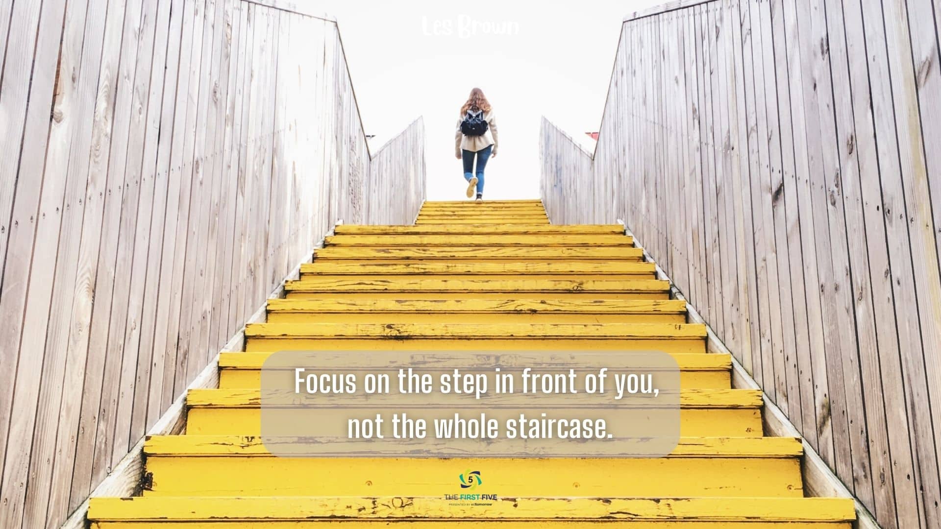 Focus On The Steps In Front