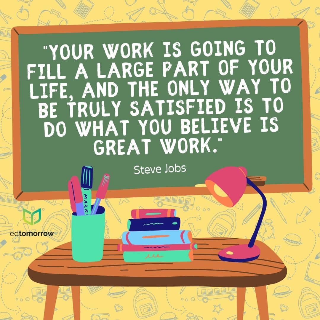 Do What You Believe Is Great Work