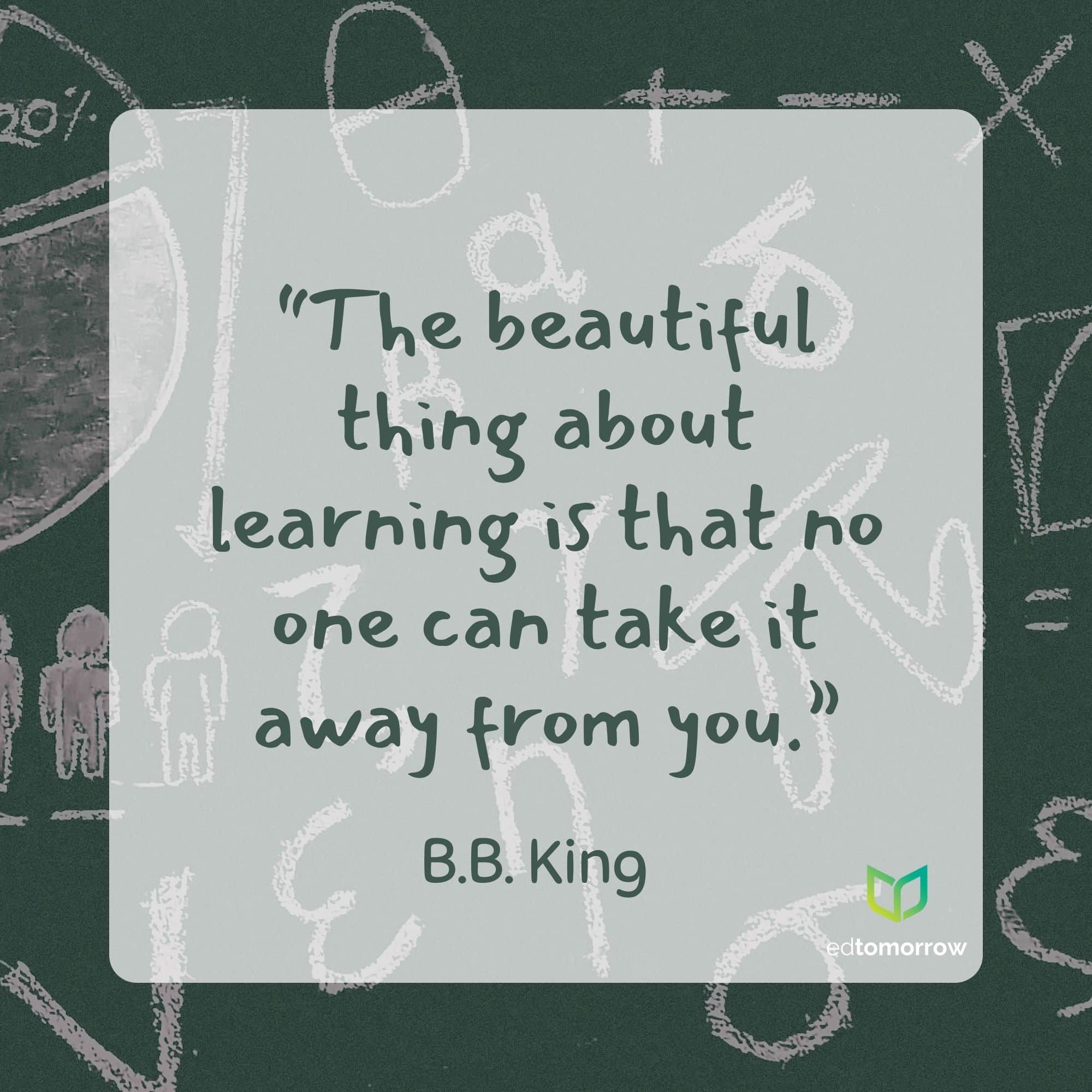Beautiful Thing About Learning
