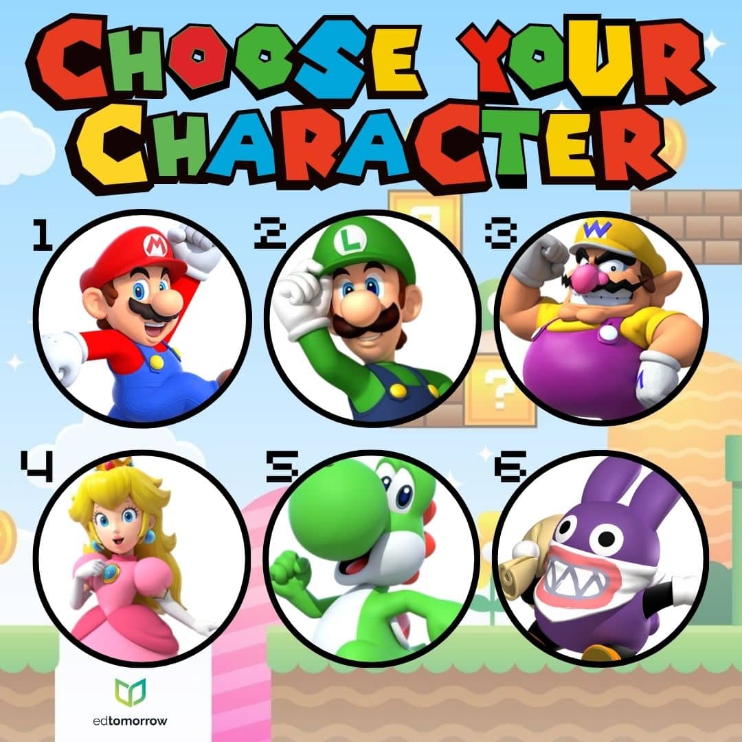 Mario Character Choice