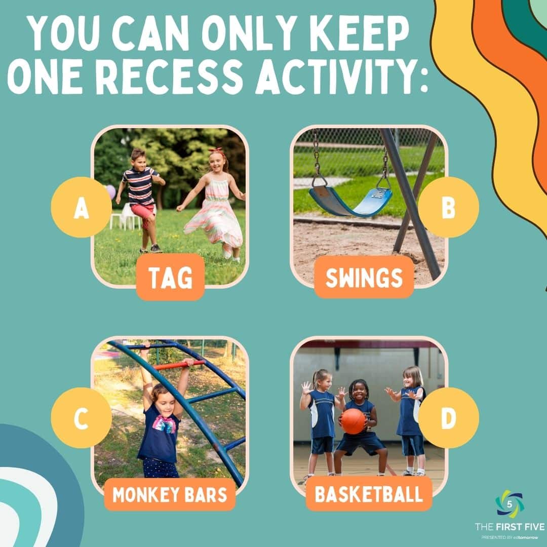 Keep One Recess Activity Only