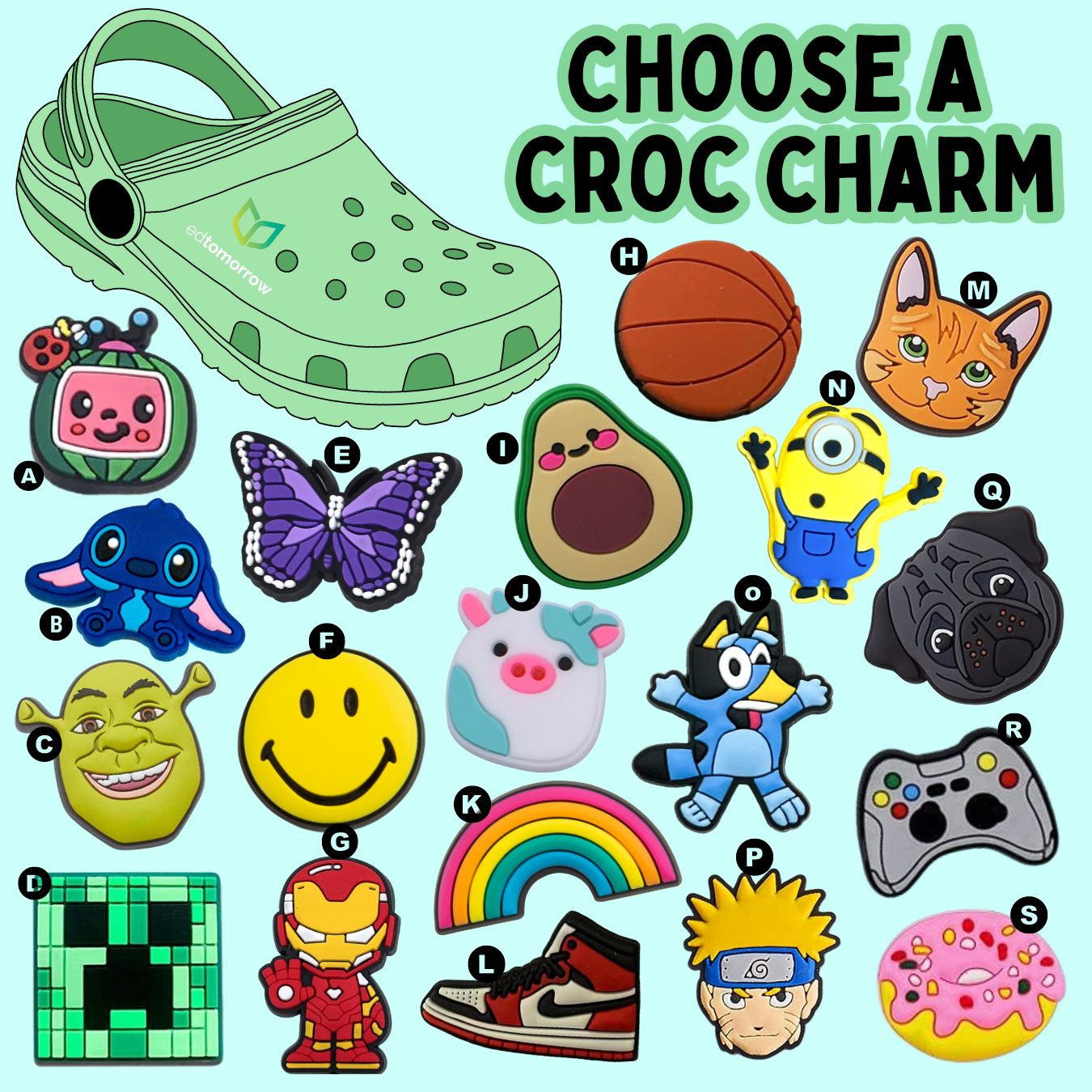 Choose a Croc Charm