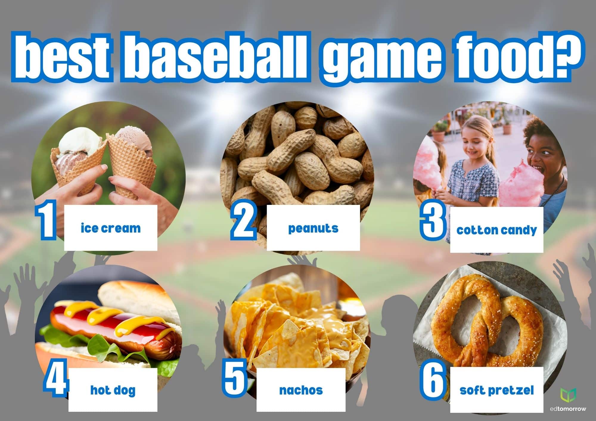 Best Baseball Game Food
