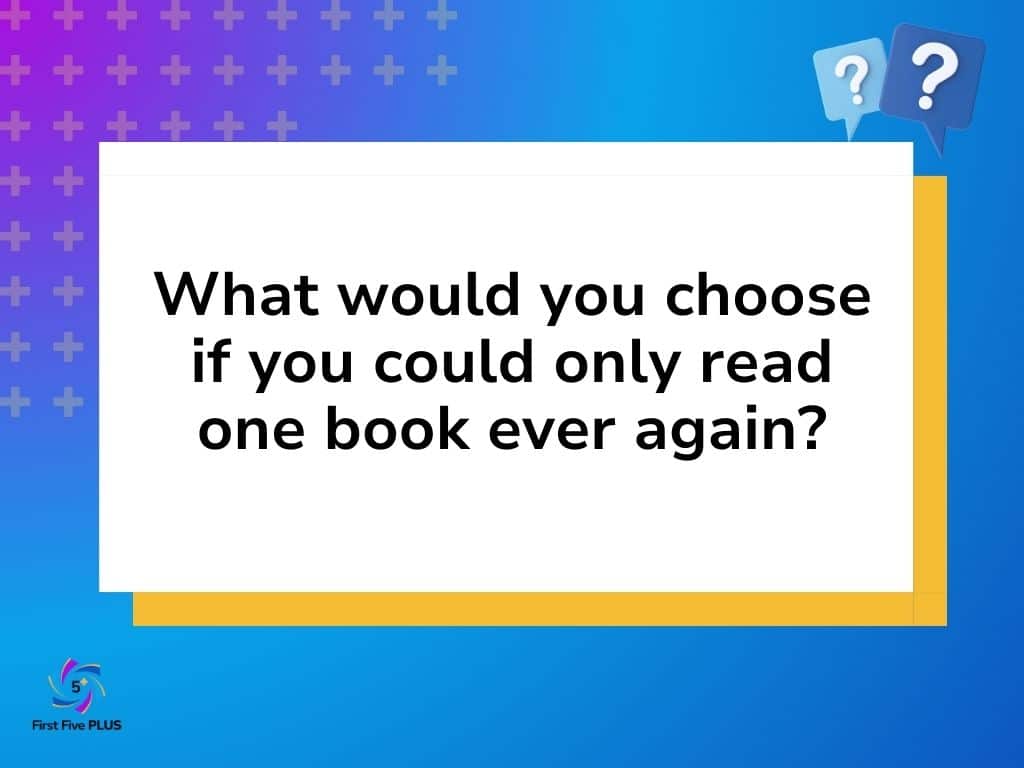 Choose One Book for Life