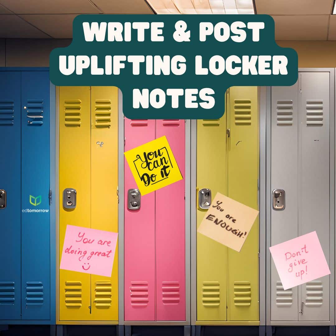 Bear Locker Note Uplifting Locker Notes - First Five Plus