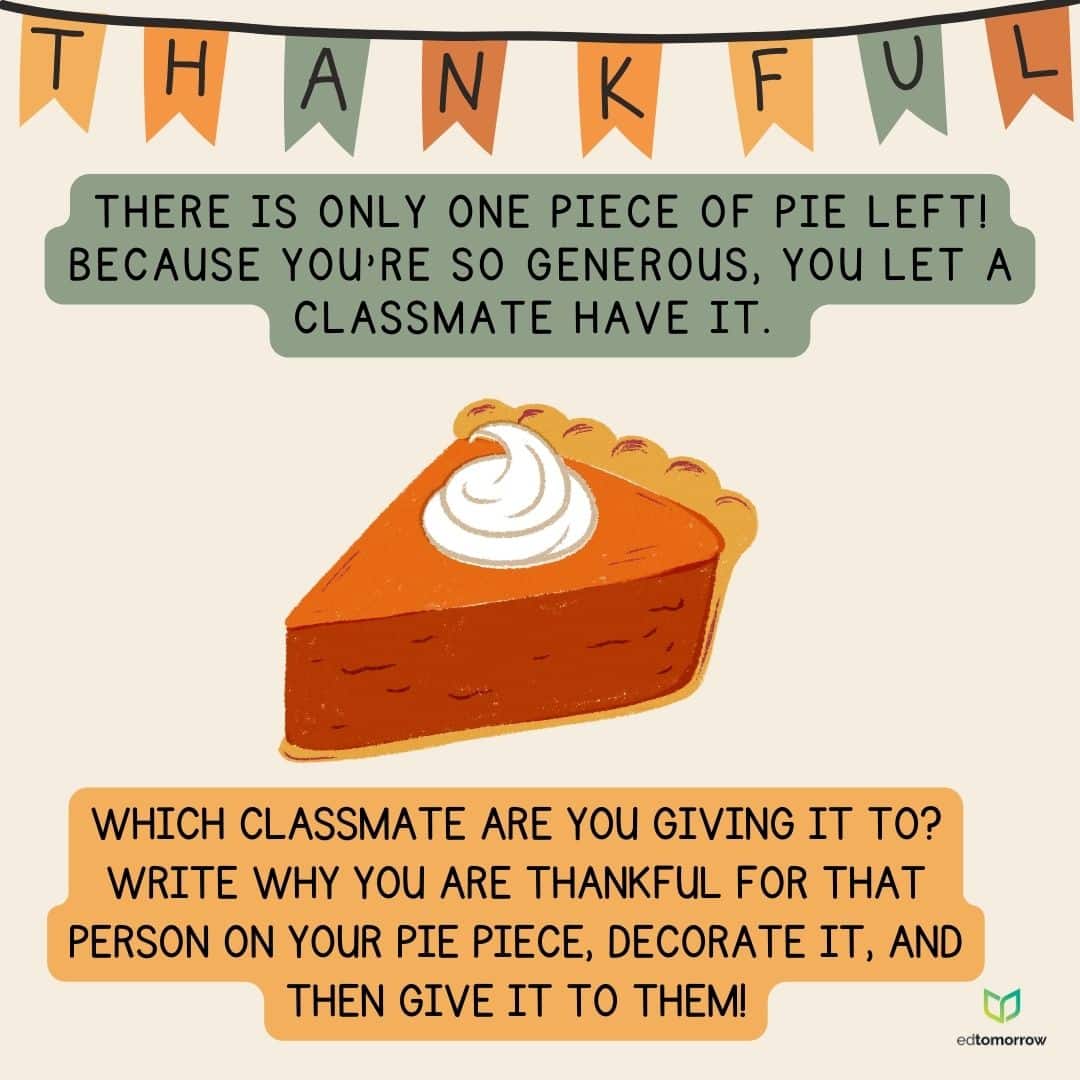 Share the Thankfulness Pie