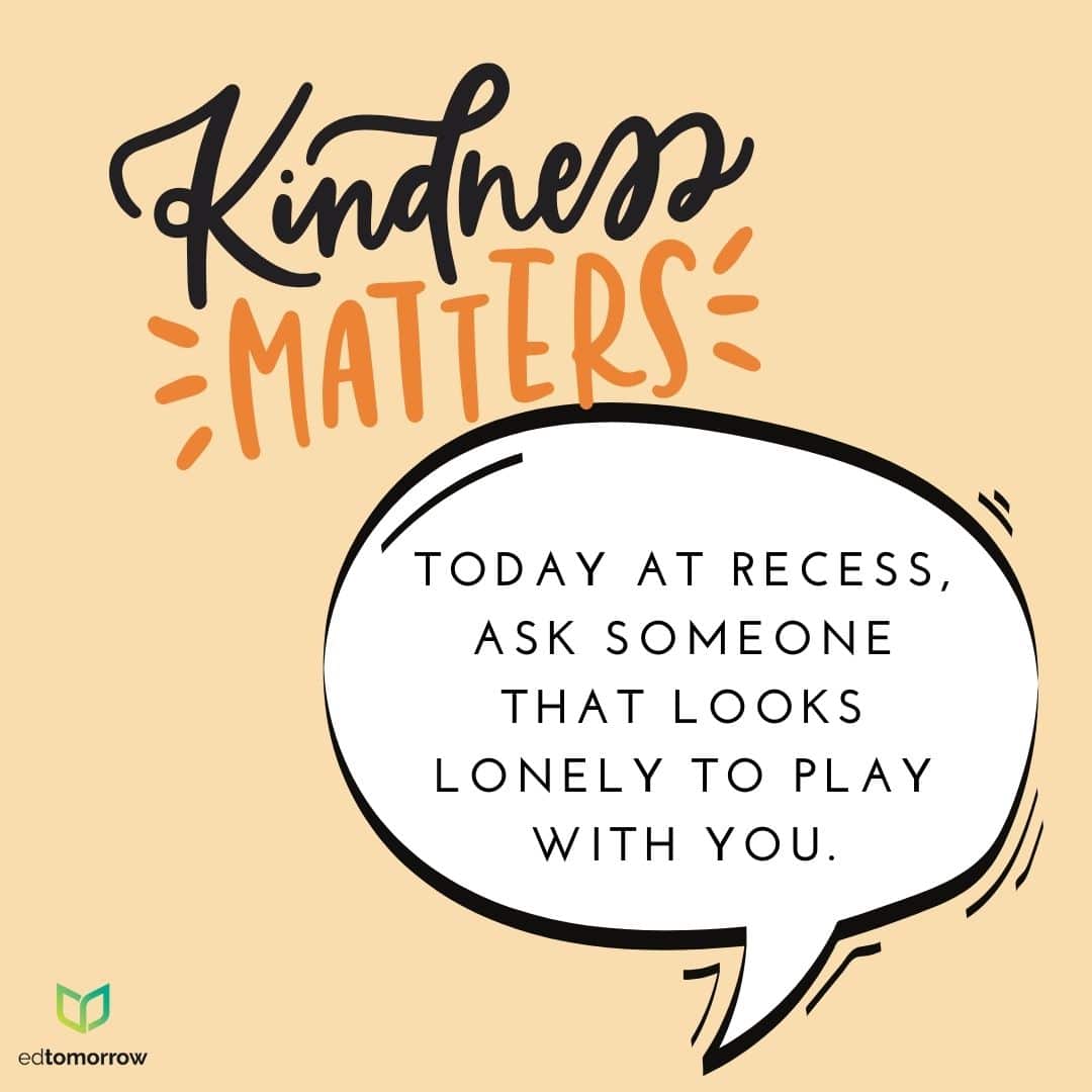 Kindness Matters at Recess