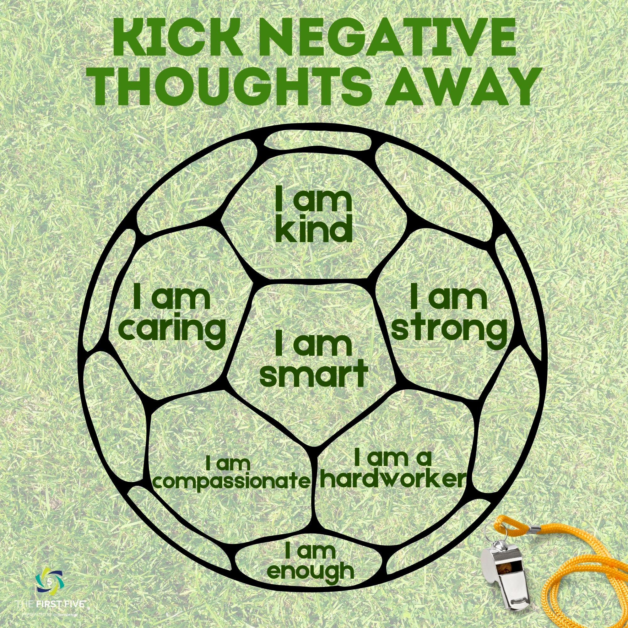 Kick Negative Thoughts Away