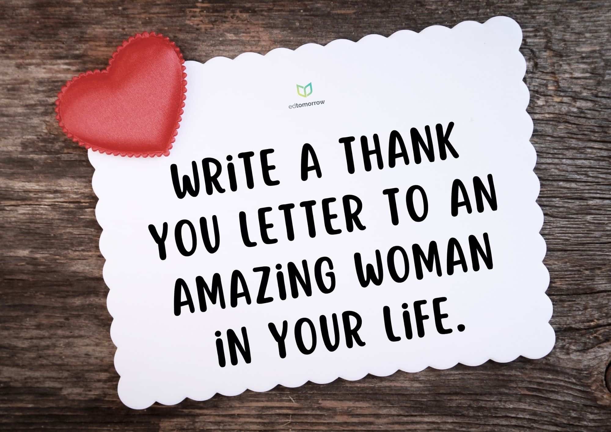 Thank You Amazing Woman