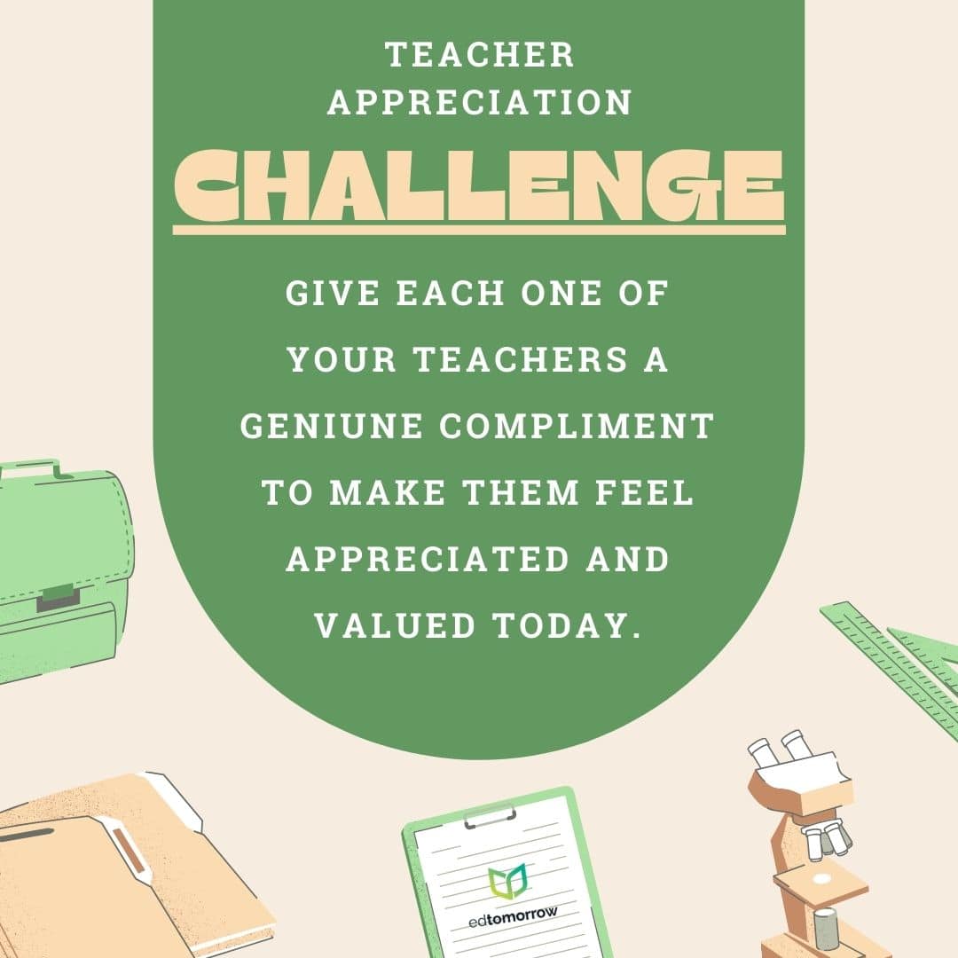 Teacher Appreciation Challenge