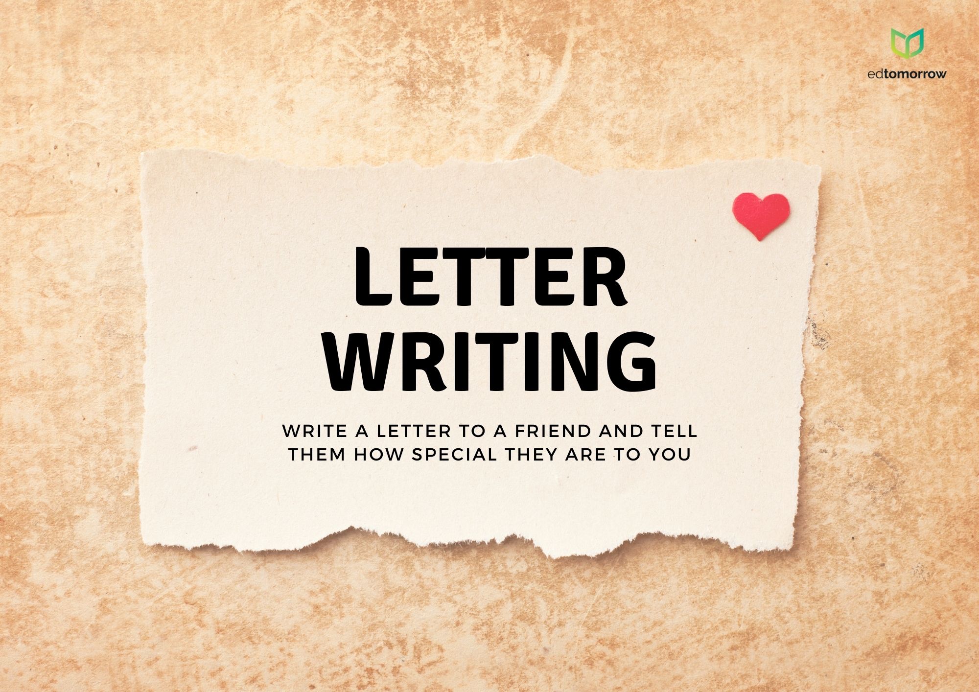 Special Letter For a Special Friend