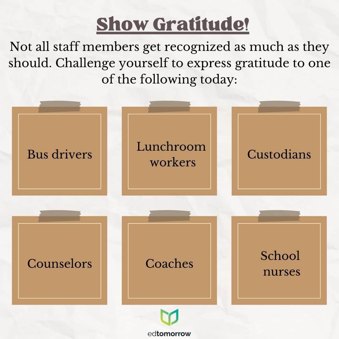 Show Gratitude for Your Staff