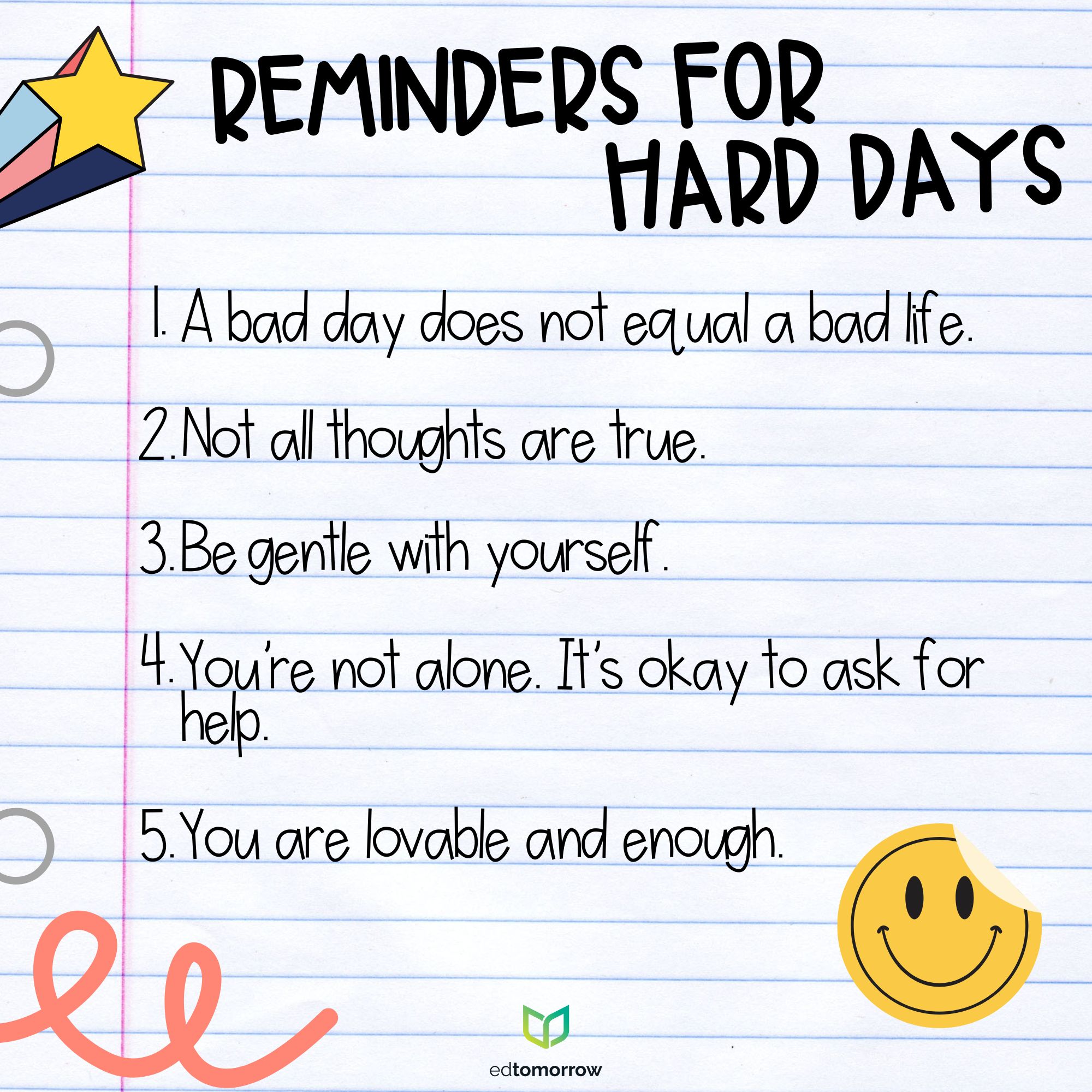 Reminders for Hard Days