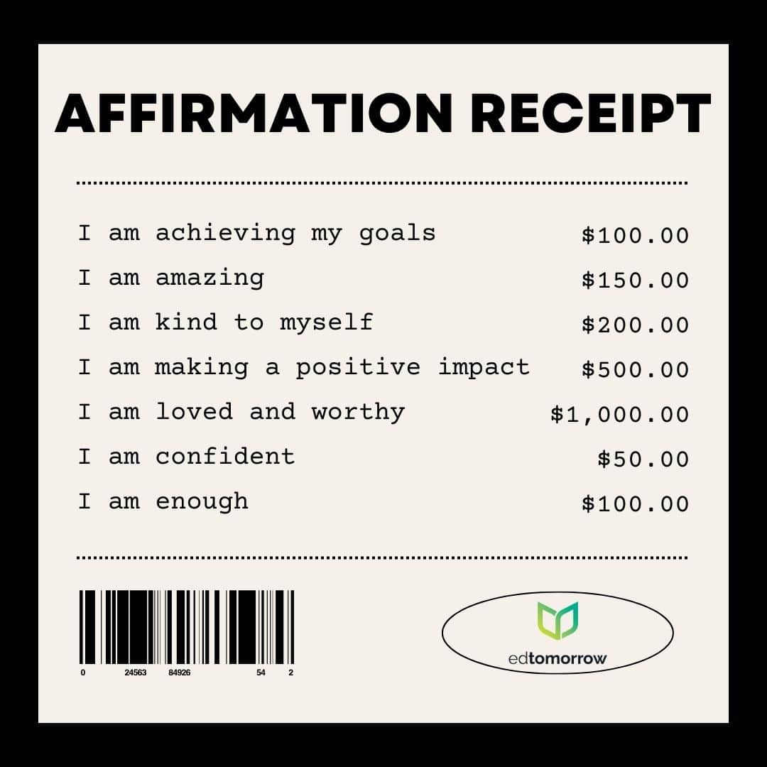 Positivity Receipt