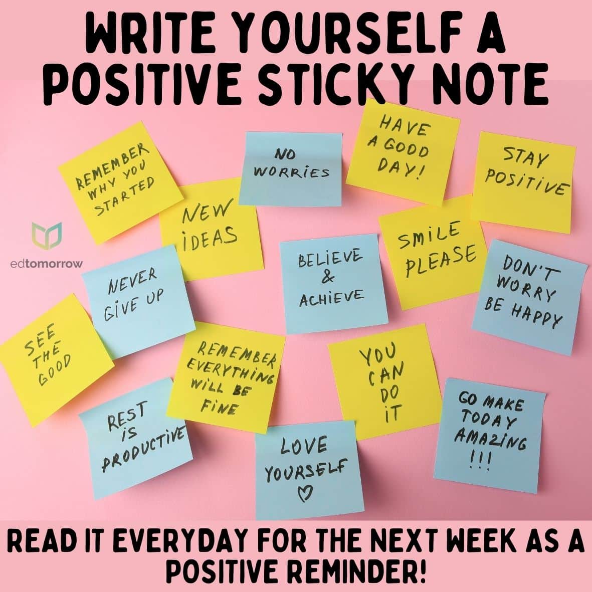 Positive Sticky Notes