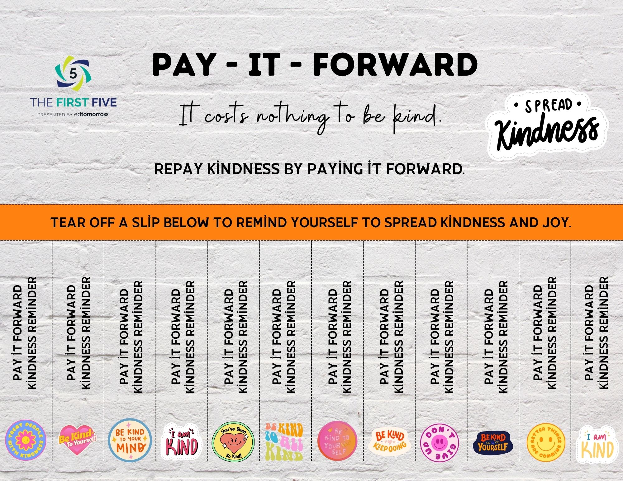 Pay It Forward for Kindness