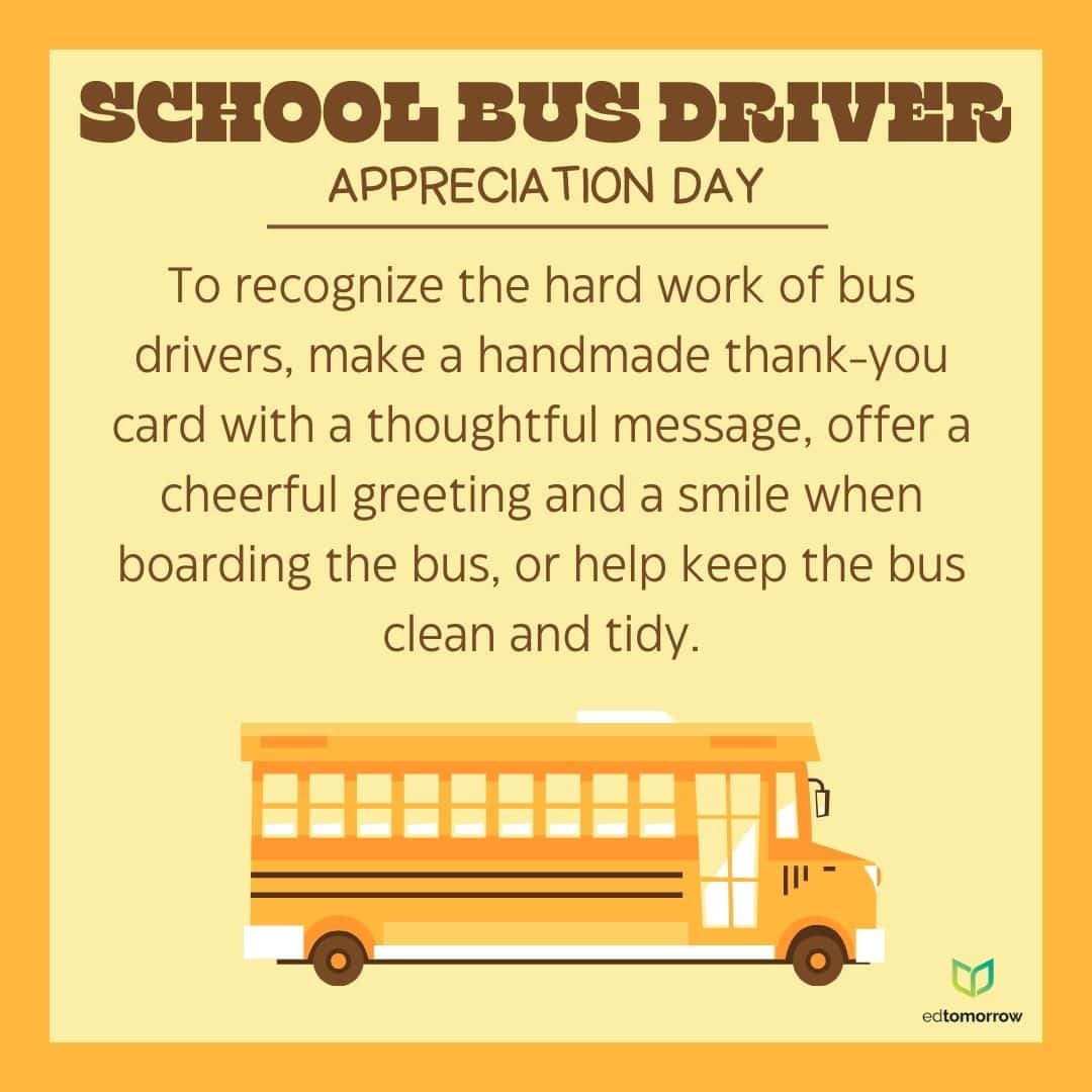 Bus Driver Appreciation Day