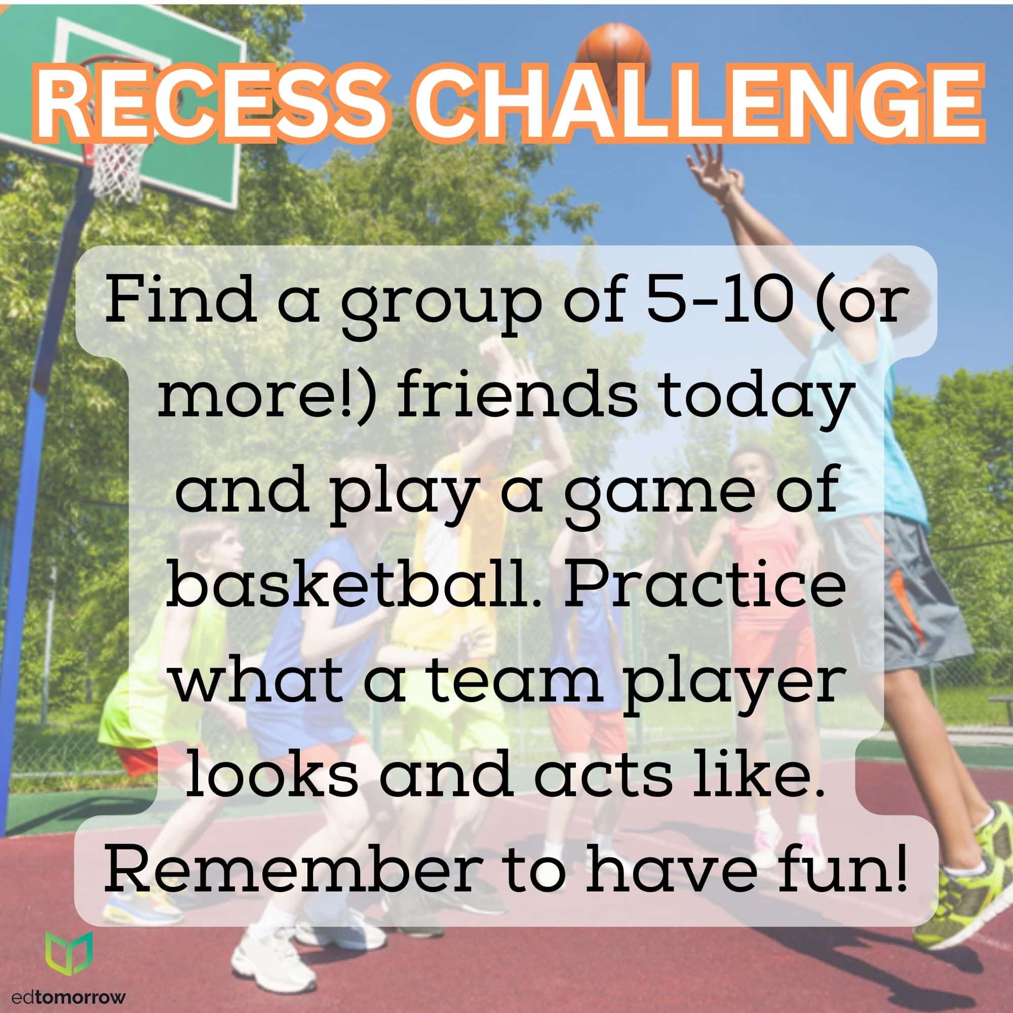 Basketball Recess Challenge