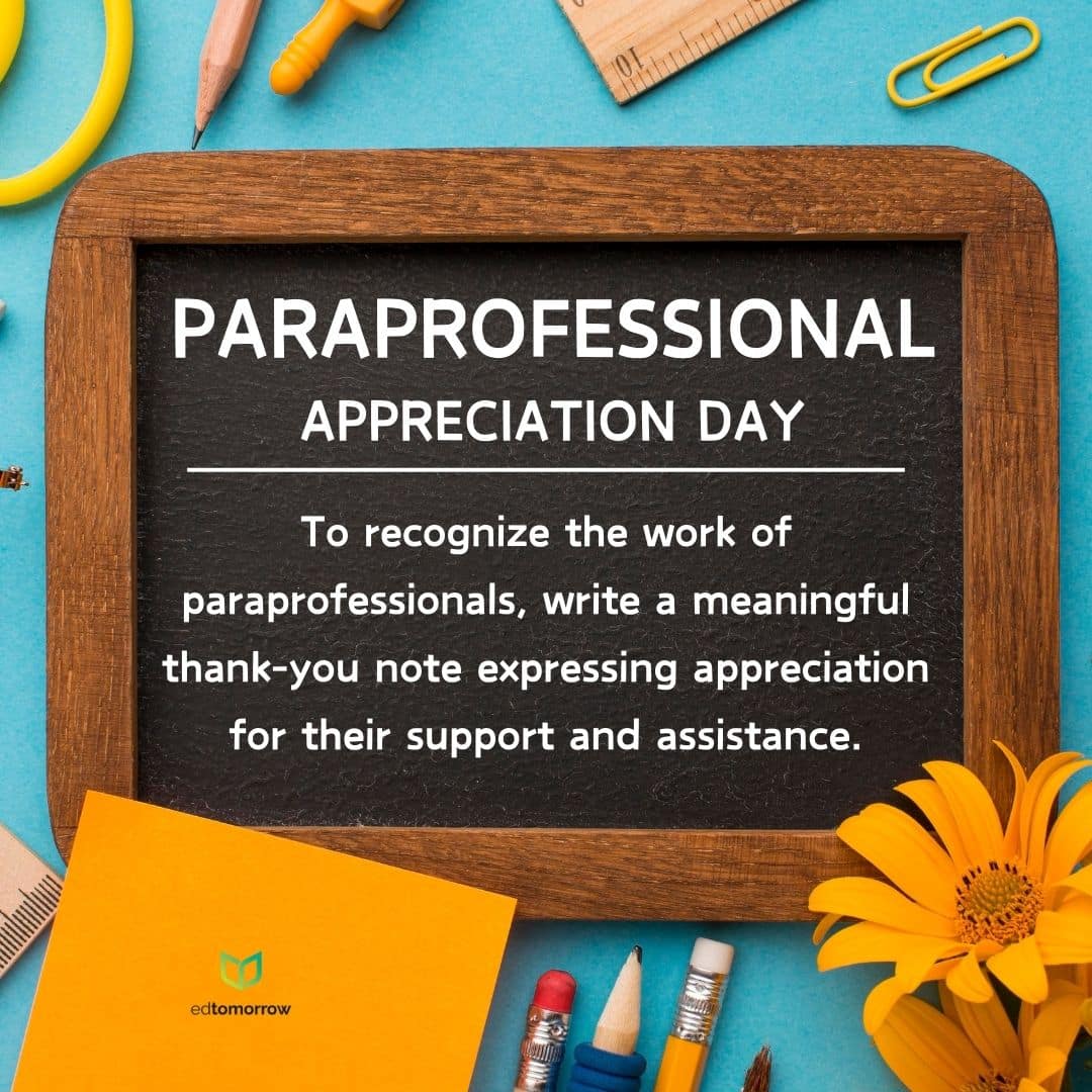 Appreciate a Paraprofessional