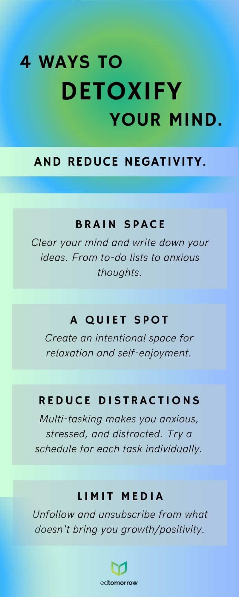 4 Ways to Detoxify Your Mind