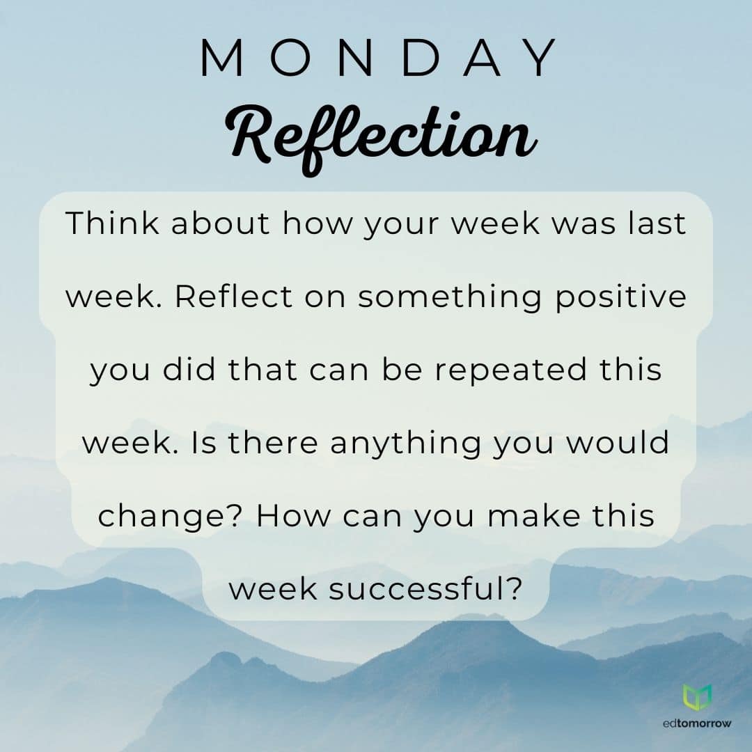 Monday Reflection