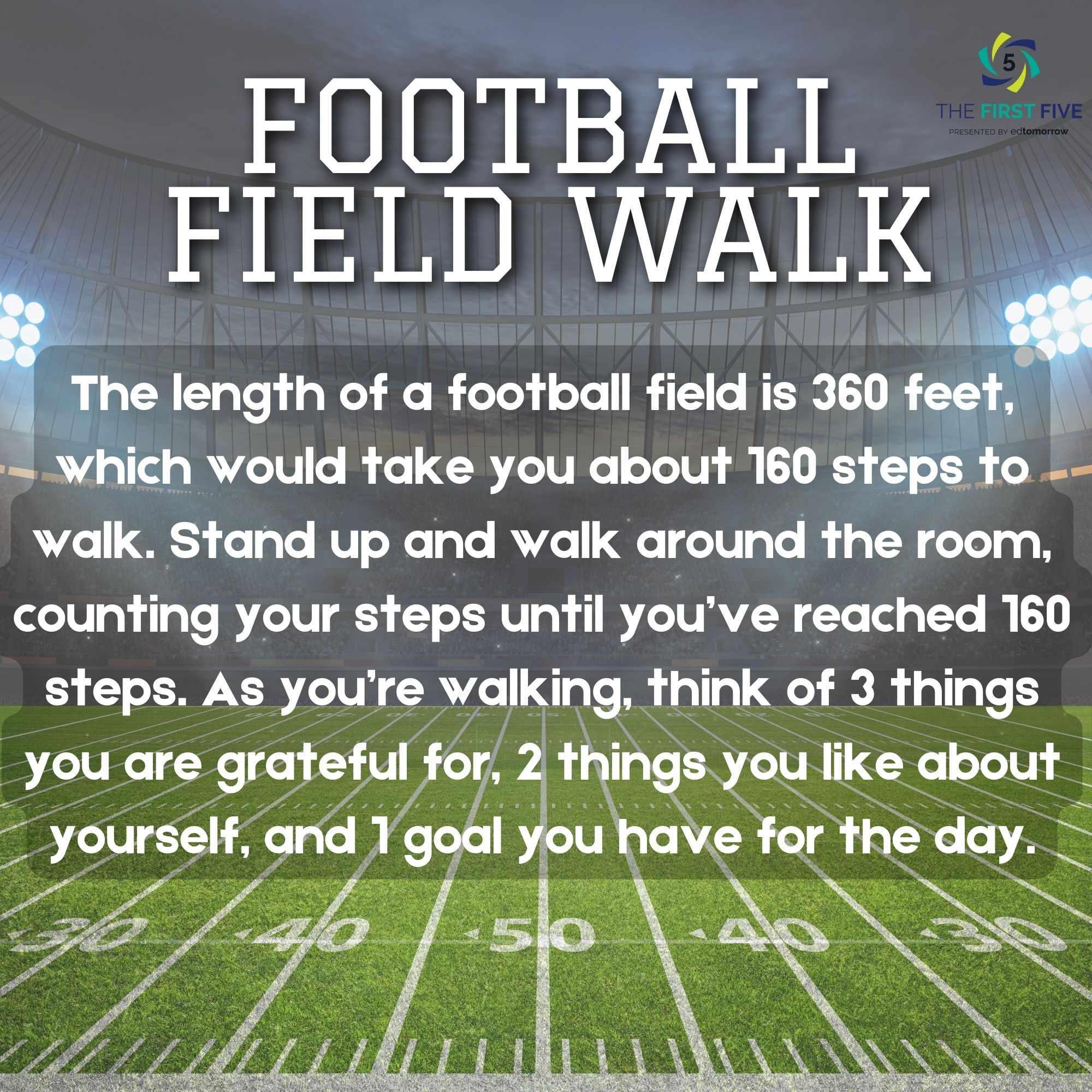 Football Field Walk