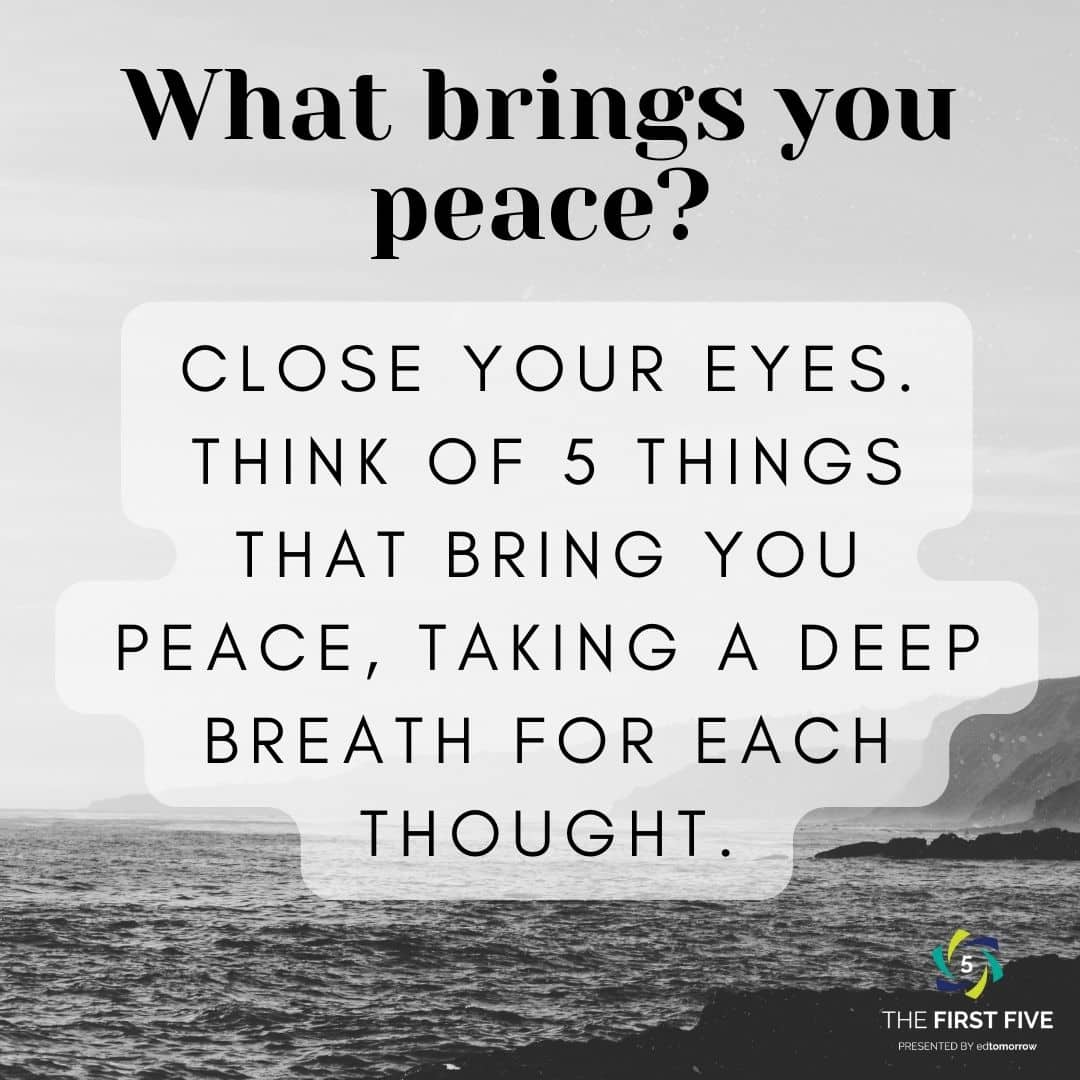 What Brings You Peace