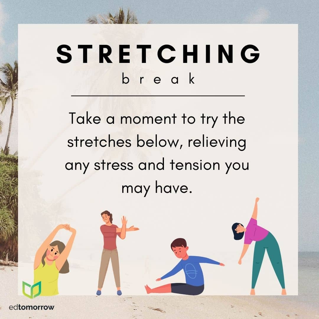 Stretching Break at the Beach
