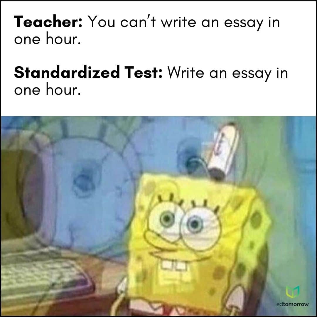 Spongebob Standardized Test Essay in One Hour Challenge