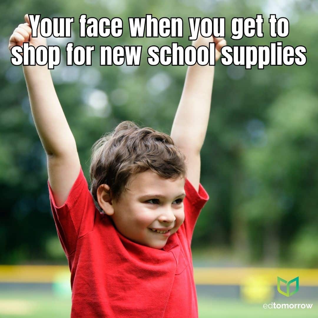 Shopping for New School Supplies