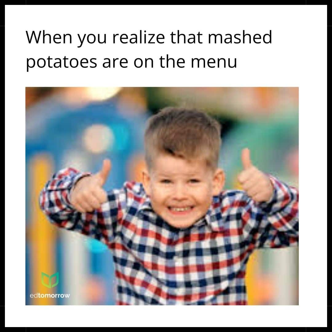 Mashed Potatoes on the Menu