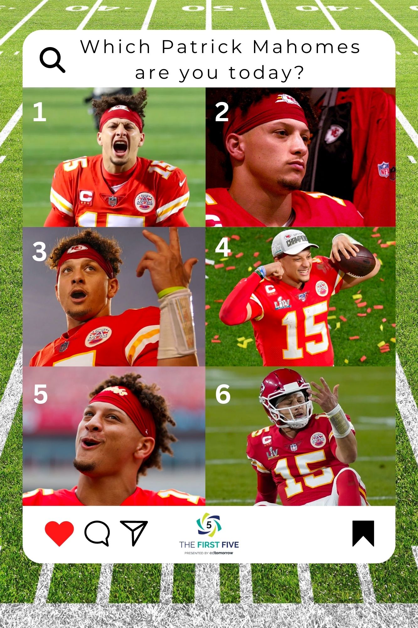 Patrick Mahomes Check In